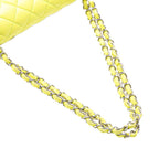 Yellow Leather Chanel Flap Bag