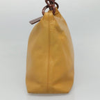 Yellow Leather Chanel Shoulder Bag
