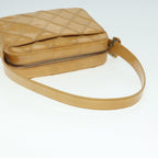 Yellow Leather Chanel Shoulder Bag