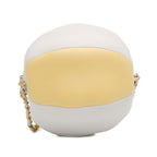 Yellow Leather Chanel Crossbody Bag