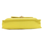 Yellow Leather Chanel Flap Bag