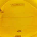 Yellow Leather Chanel Flap Bag