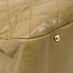 Yellow Leather Chanel Tote