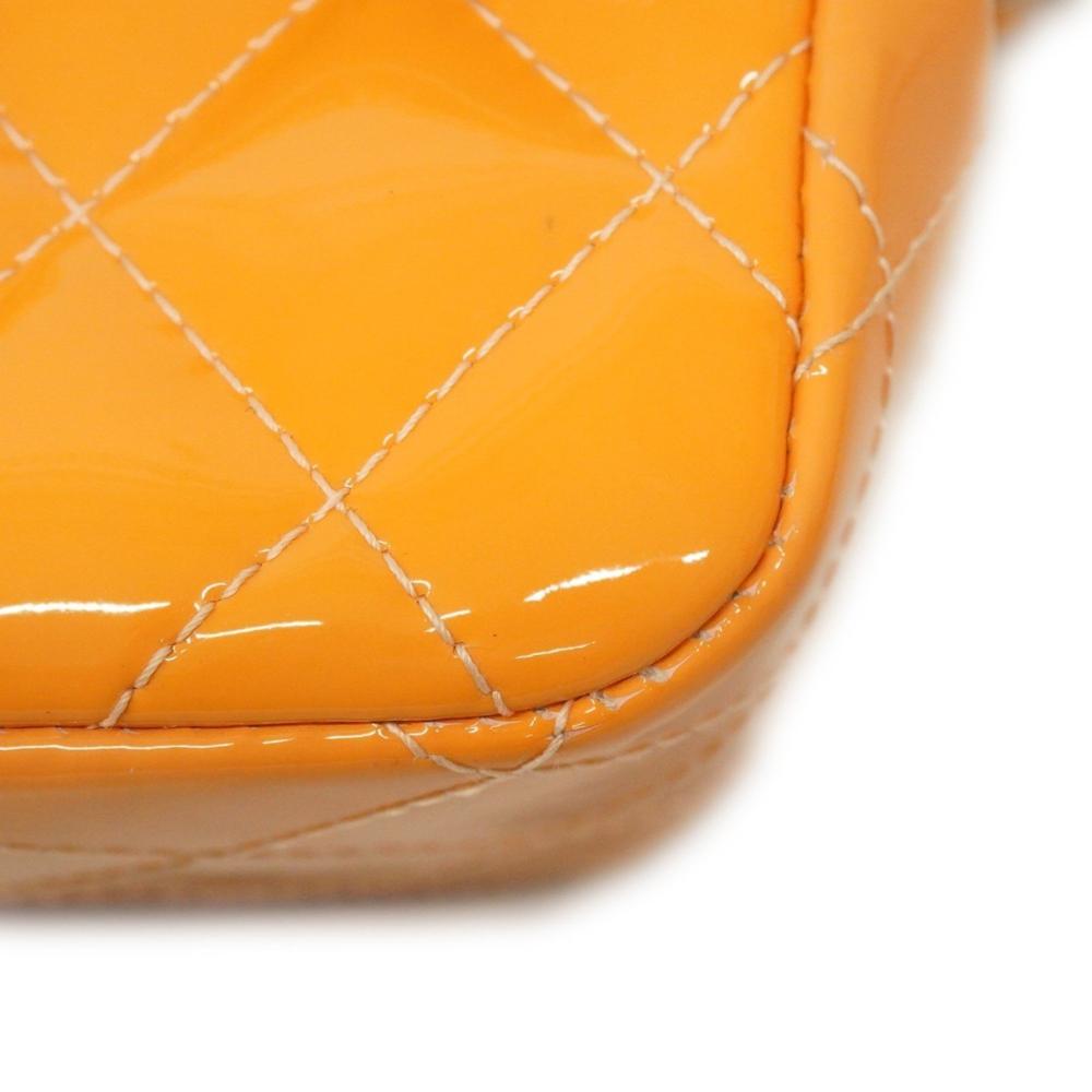 Yellow Leather Chanel Shoulder Bag