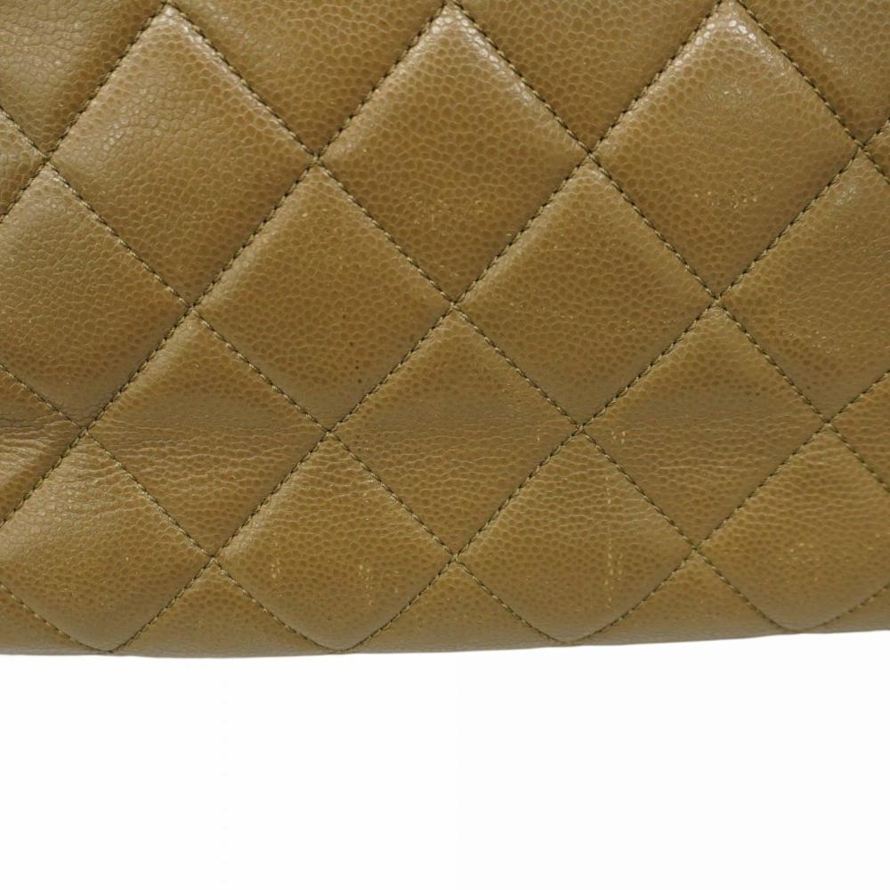 Yellow Leather Chanel Tote