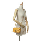 Yellow Leather Chanel Flap Bag