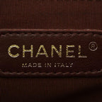 Yellow Leather Chanel Shoulder Bag