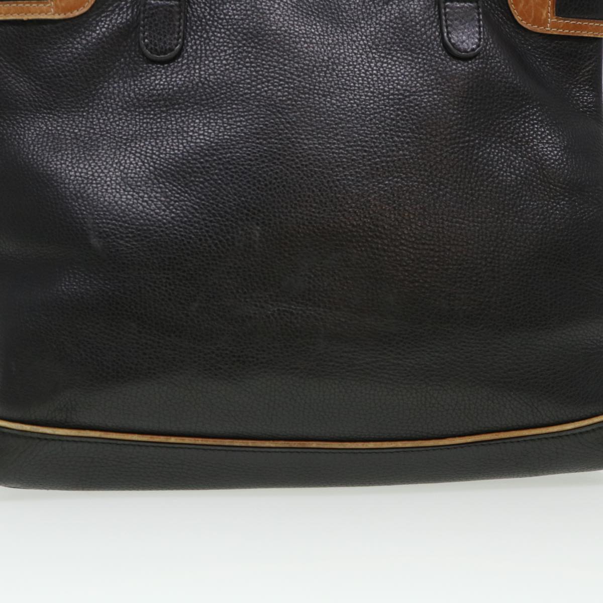 CELINE Tote Bag Leather Black  cl472