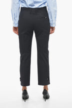Bottega Veneta Cotton Twill Pants with Tapered Fit