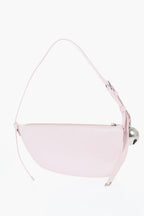 Burberry Crakle Leather SHIELD SLING Shoulder Bag with Maxi Charm
