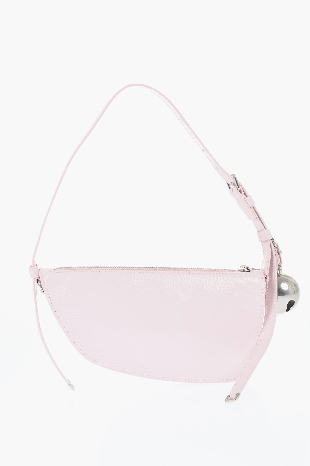Burberry Crakle Leather SHIELD SLING Shoulder Bag with Maxi Charm