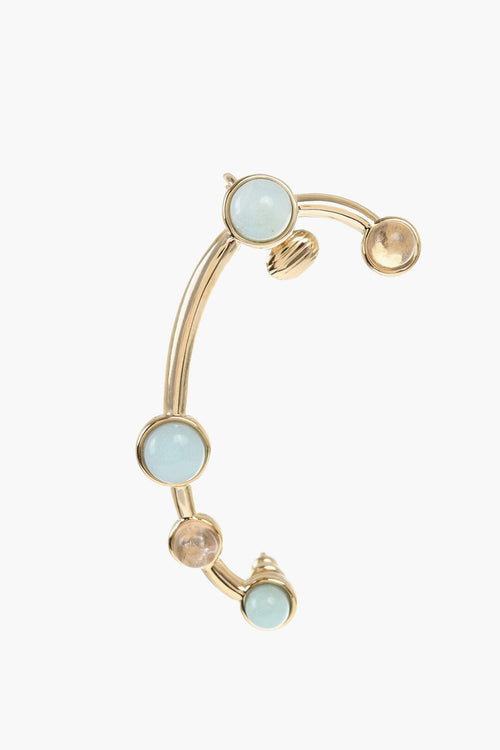 Chloe Crawler Single Earring with Quartz Details