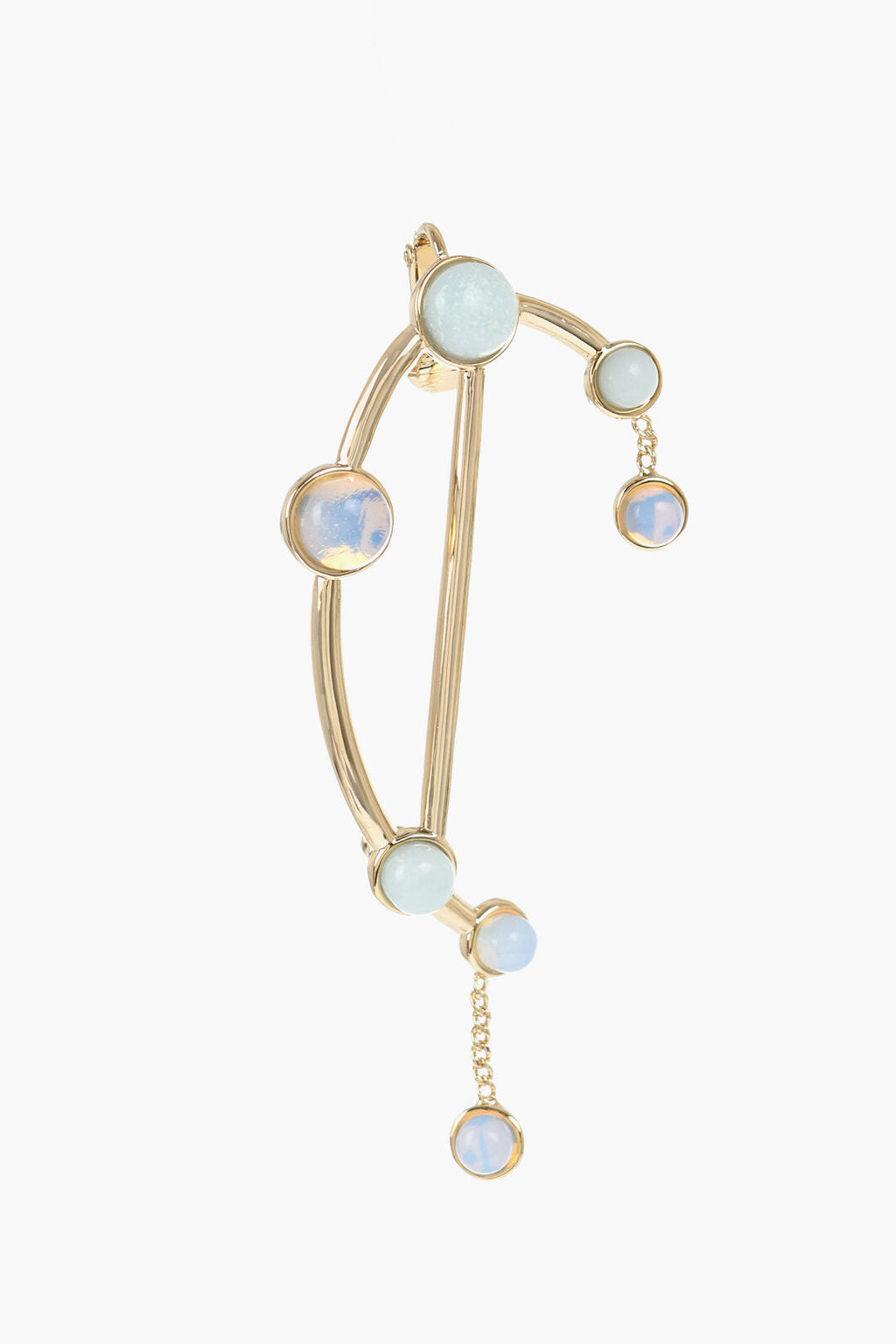 Chloe Crawler Single Earring with Quartz Details