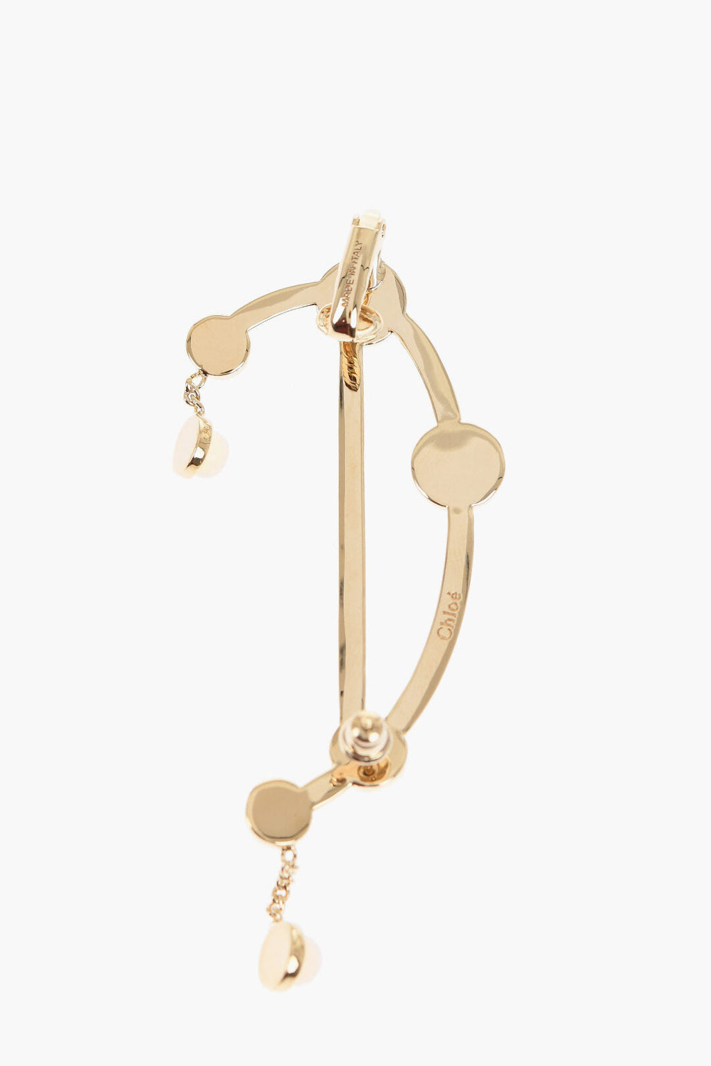 Chloe Crawler Single Earring with Quartz Details