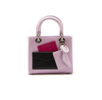 Dior Lady Le Patch Pocket Lavender Leather Medium Tote