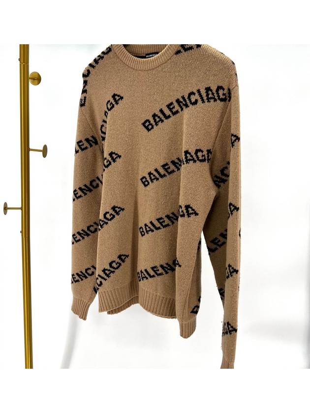 Balenciaga Multi logo knit sweater size L