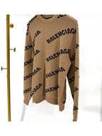 Balenciaga Multi logo knit sweater size L