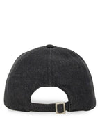 Fendi FF Logo Jeans Ball Cap Black