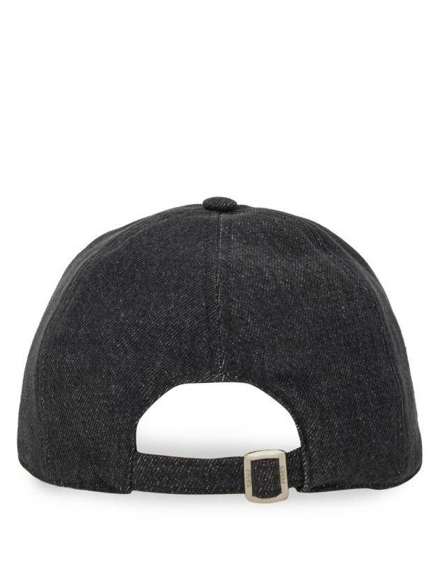 Fendi FF Logo Jeans Ball Cap Black