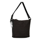 Fendi Zukiano One-Shoulder Bag Handbag Brown Canvas Leather  Fendi