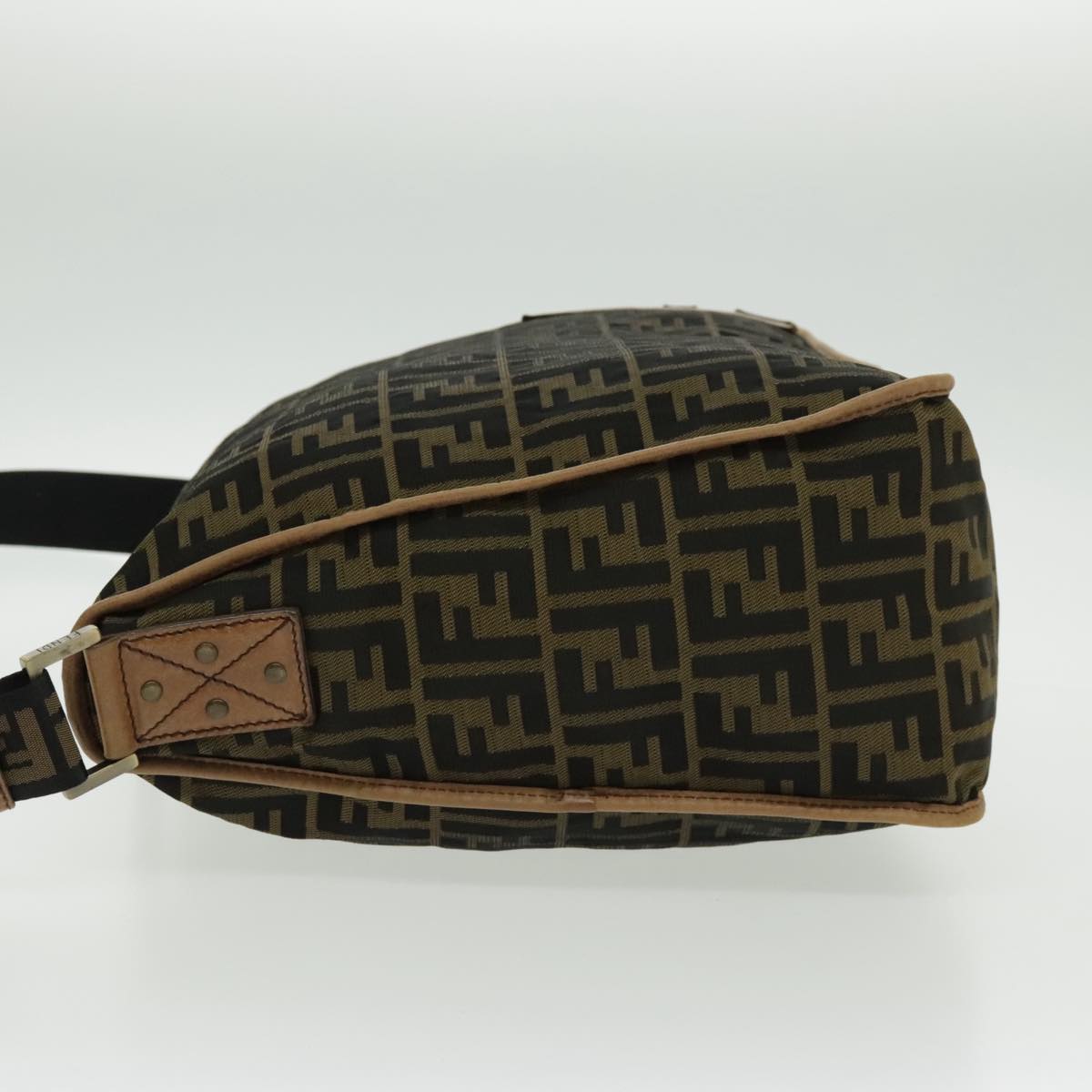 Fendi Zucca  Canvas Shoulder Bag ()