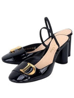 C'est Patent Calfskin Slingback Pumps Black Dior
