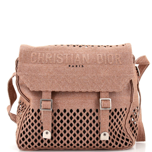 Dior Diorcamp Messenger Bag Camouflage Embroidered Canvas
