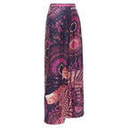Christian Dior kaleidoscope animal print cotton wide pants