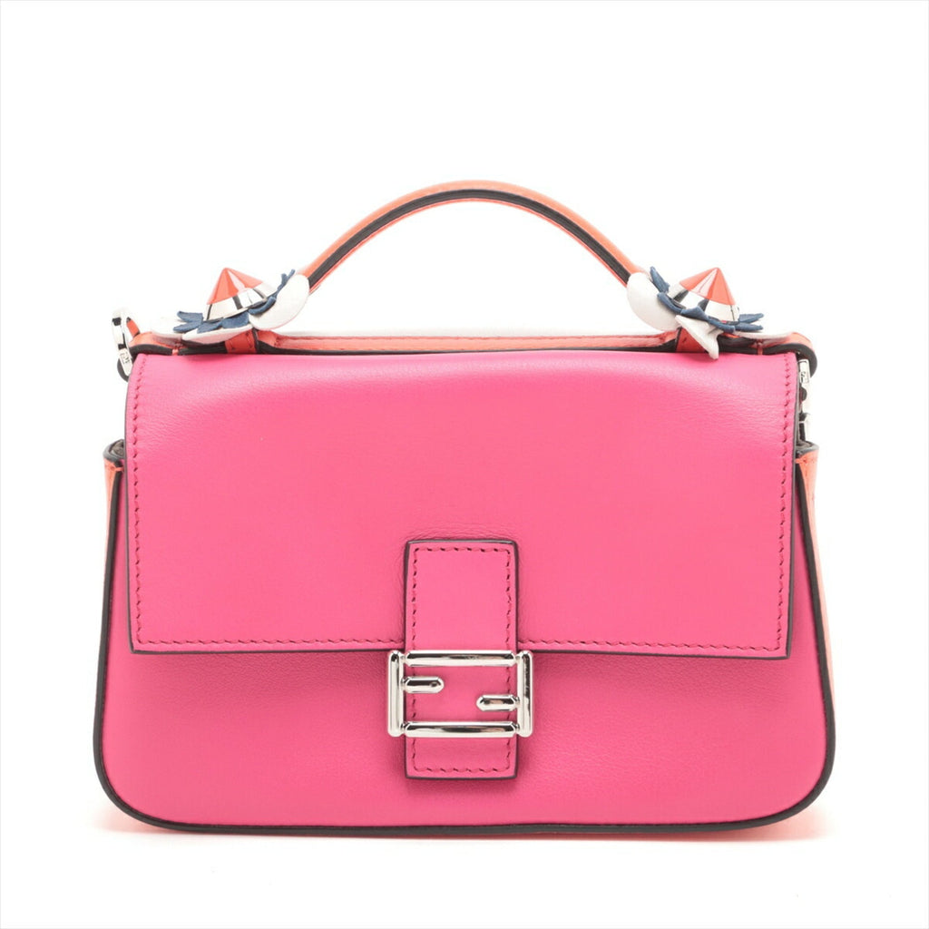 Fendi pink  Leather Handbag Tote Bag ()