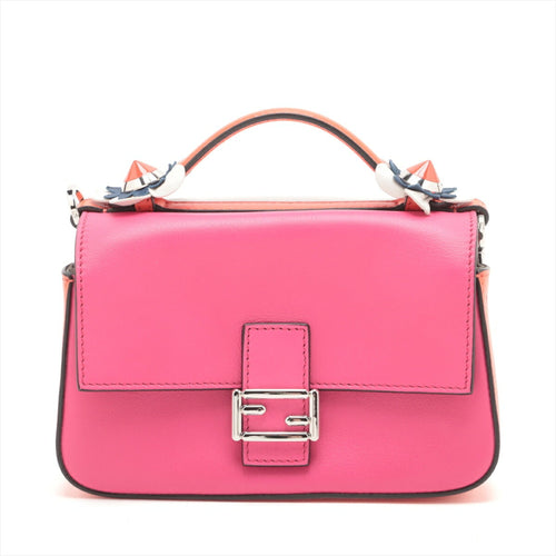 Fendi pink  Leather Handbag Tote Bag ()