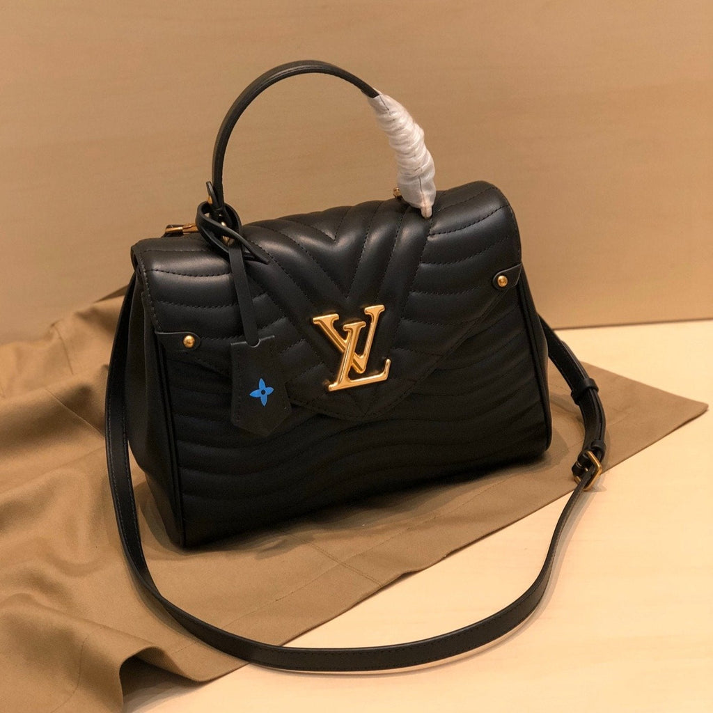 Louis Vuitton TOP HANDLE 26CM BLACK CALFSKIN