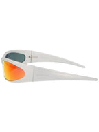 Balenciaga Eyewear Reverse XP Wrap Oval Frame Sunglasses