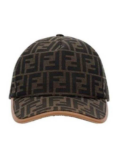 Fendi FF Monogram Ball Cap Brown