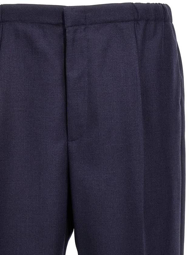 Fendi Wool Trousers Slacks Blue