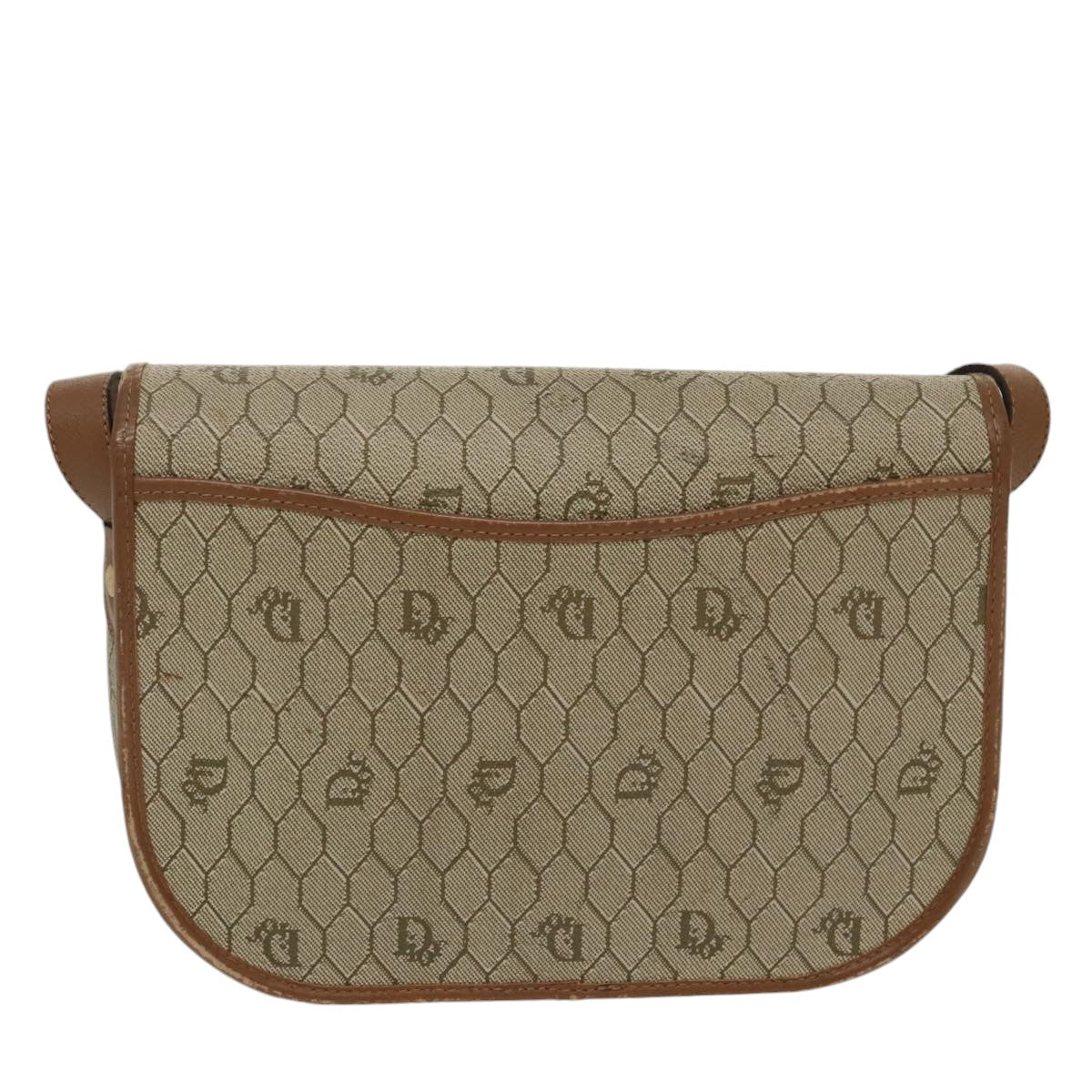 Dior Honeycomb  Canvas Shoulder Bag (Pre-Owned)