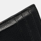 Fendi Black Leather F Is Fendi Card Holder