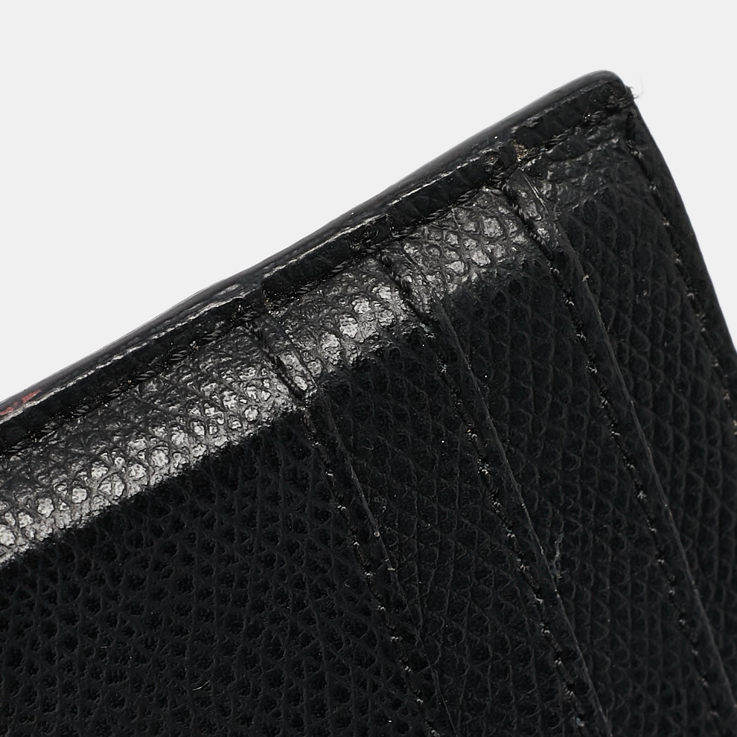 Fendi Black Leather F Is Fendi Card Holder