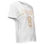 Christian Dior J'adior 8 Lurex Embroidery Cotton Linen Tshirt