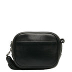 Saint Laurent Logo Blog Bag Fringe Tassel Sloping Shoulder Bag Black Leather  Saint Laurent