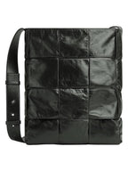 Bottega Veneta Intrecciato Leather Shoulder Bag Dark Green