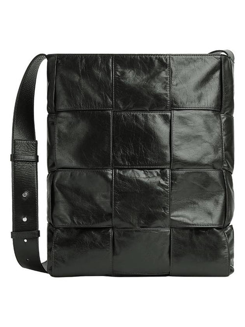 Bottega Veneta Intrecciato Leather Shoulder Bag Dark Green