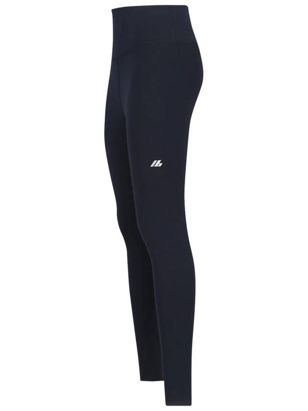 Balenciaga reflective logo leggings black