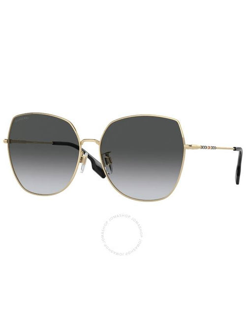 Burberry Burberry Polarized Grey Gradient Butterfly Ladies Sunglasses BE3136D 1109T3 60