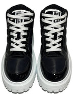 Quilted High Top Sneakers Black Dior