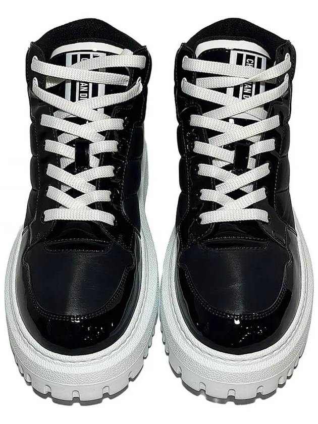 Quilted High Top Sneakers Black Dior