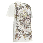 Christian Dior Cotton Linen Brutal Journey Of The Heart Crew Tshirt