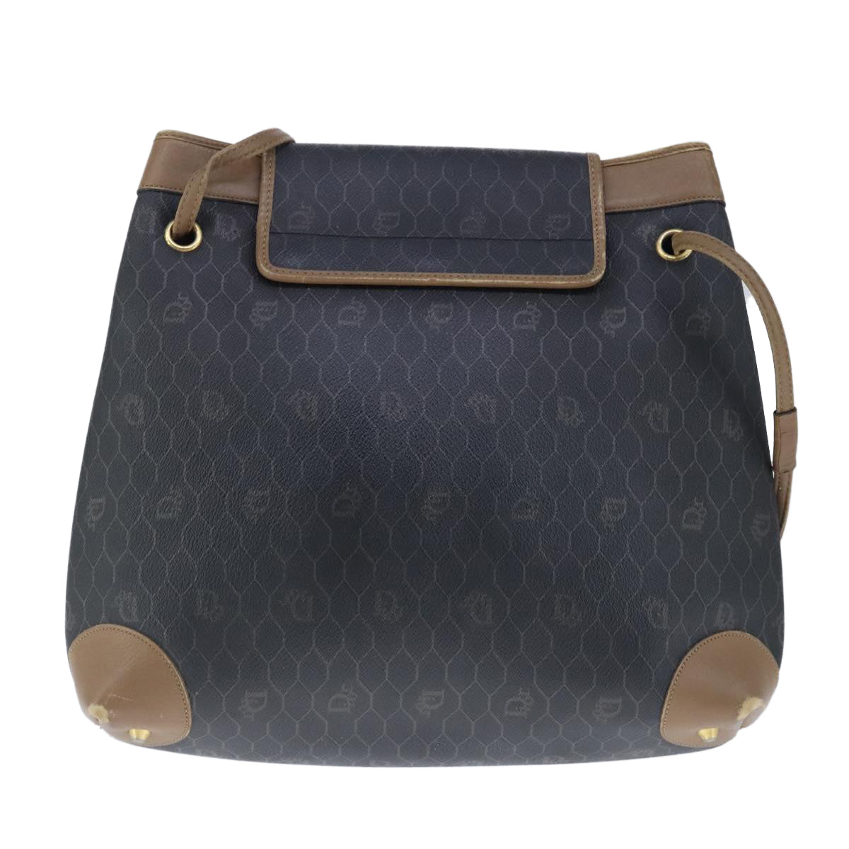 Dior Honeycomb  Canvas Shoulder Bag (Pre-Owned)