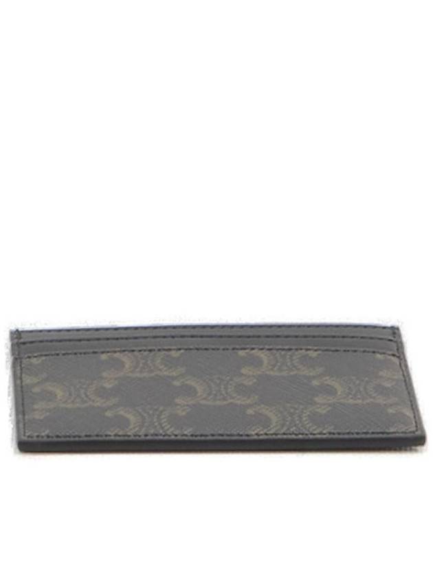 CELINE Triomphe Card Wallet Black
