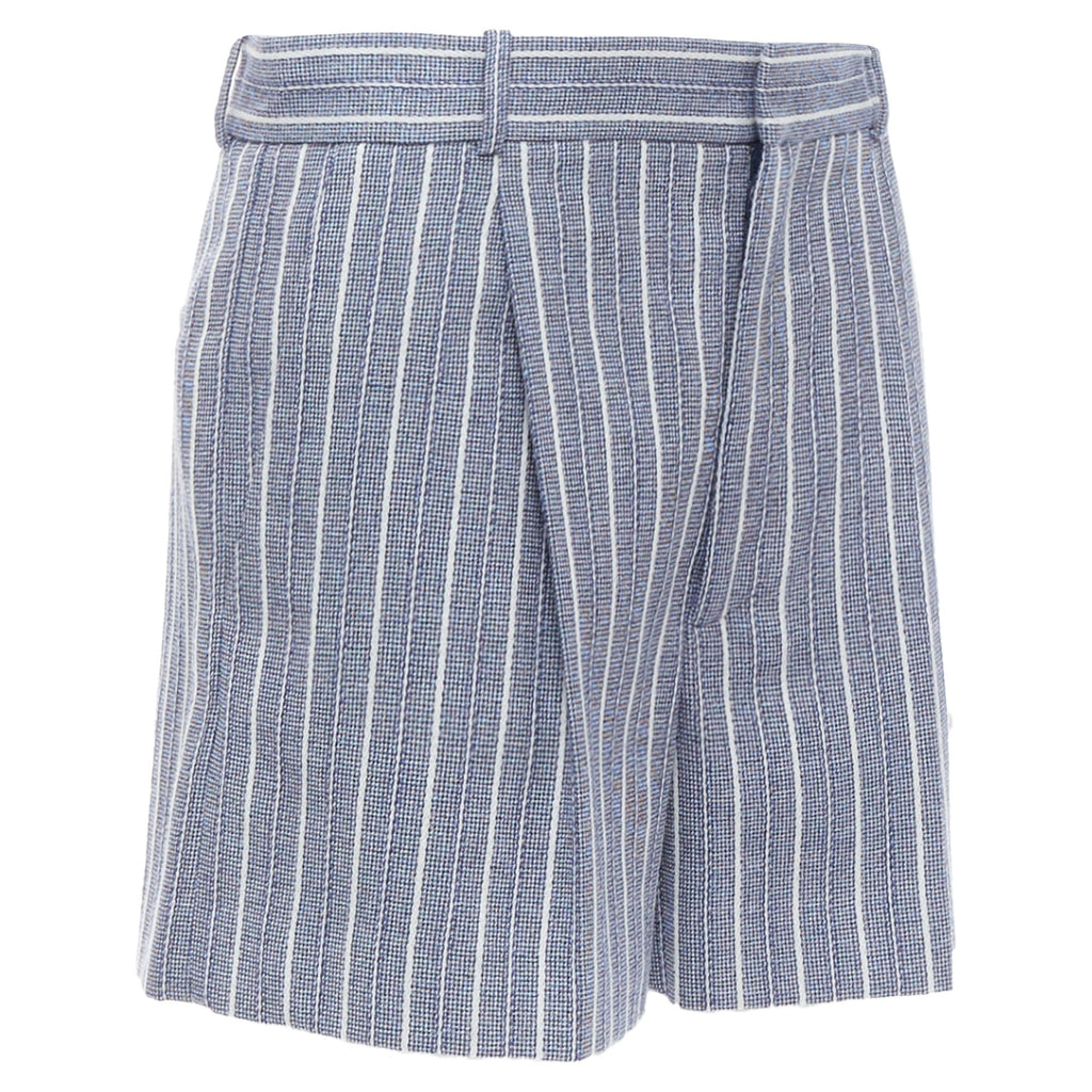 Christian Dior striped virgin wool mini shorts