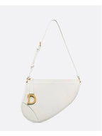 Saddle Rodeo Goatskin Pouch Bag Latte Dior